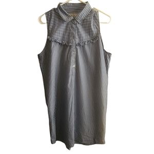 Abercrombie and Fitch women's pin striped sleeveless dress